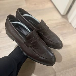 Dark Brown Penny Loafers